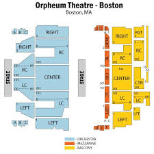 61 Orpheum Theater Boston Seating Chart Talareagahi Com