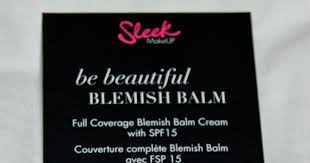 sleek be beautiful blemish balm review