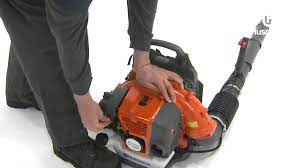 Long blades of grass trap leaves and make the work much harder than it needs to be. How To Start A Husqvarna Backpack Blower Youtube
