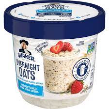 quaker overnight oats unsweetened with