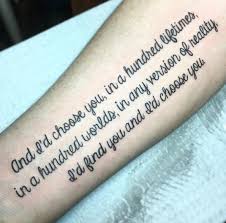 Us, you, me the kids, all of it. 52 Powerful Quote Tattoos Everyone Should Read Tattooblend