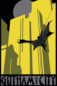 Batman Gotham City Wall Mural