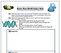 Brave New World Bundle Blog Activity Gallery Walk Thematic Analysis Chart