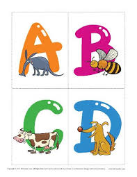 alphabet flashcards voary