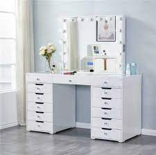 hollywood vanity set and dressing table