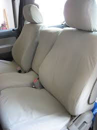 Split Bench Seat Covers Gray Twill