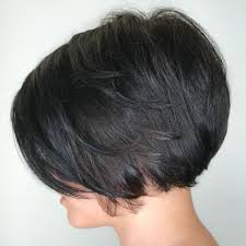 A graduated haircut where the hair is cut progressively shorter towards the back of the head is great for adding movement and volume to fine hair types and will work layered haircuts add body to fine hair and can add shape and style if your hair length is long, or versatility if your haircut is a short crop. 45 Short Hairstyles For Fine Hair Worth Trying In 2021