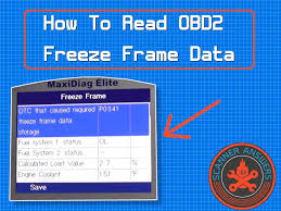 how to read obd2 freeze frame data