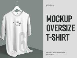 oversize t shirt mockup free psd