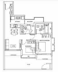 2 bedroom condo floor plans in district