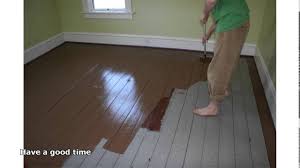 painting hardwood floors you