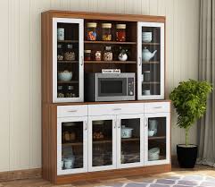 wooden kitchen cabinet in