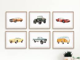 Classic Car Prints Car Wall Decor Car