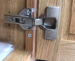 install hinges align cabinet doors