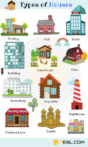 diffe types of houses list of