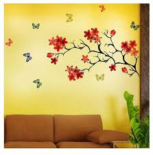 Chinese Flower With Erfly Wall