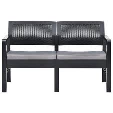 2 Seater Garden Bench With Cushions 133