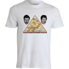 Ron Swanson Parks And Recreation Pyramid Of Greatness Mens Top White T Shirt Online Buy T Shirt Best T Shirt Shop Online From Pxue3106 12 27