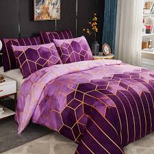 Geometry Euro Double Bed Linen Bedding