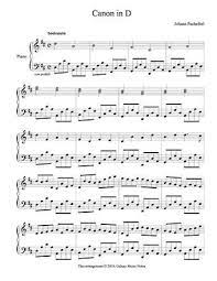 Canon in d digital sheet music. Pin On Level 4 Intermediate Piano Sheet 1st Page Cover