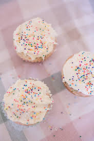 homemade sprinkle cupcakes olive lane