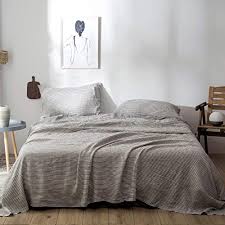 roore 100 french linen bed sheet