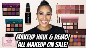 makeup haul demo sharing new