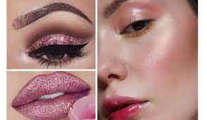 pink makeup for day 9 of navratri be