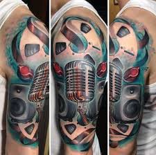 Depending on the size and shape of the design you can choose any body part you want to wear on your tattoo. Top 83 Music Tattoo Ideas 2021 Inspiration Guide