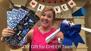 cute and easy diy gift for a cheer