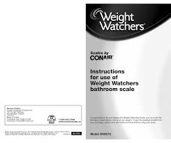 Conair Weight Watchers Ww87c Scales