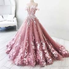 Princess 2019 Prom Dresses Long Off The Shoulder Appliques Long Lace Evening Gowns Quinceanera Vestidos Custom Made Bridal Guest Dress
