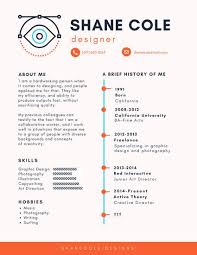 Simple Orange Logo Infographic Resume Templates By Canva
