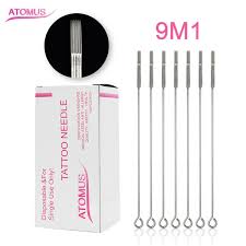 Disposable 9m1 9rm Tattoo Needles Sterile Body Piercing Needles Disposable Puncture Needle For Tattoo Needle Tattoo Needle Gun Tattoo Needle Size
