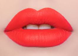 the brightest orange red lipstick