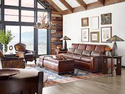 color goes with a brown leather sofa