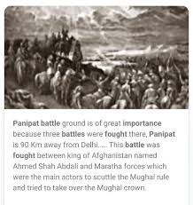 why was the third battle of Panipat fought?what was it's significance​ -  Brainly.in