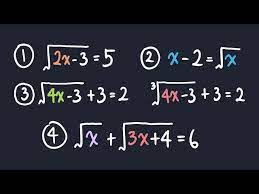 Solving Radical Equations With One Or
