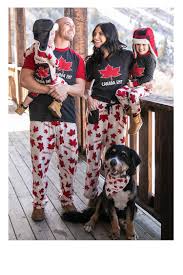 matching dog and family pajamas lazyone
