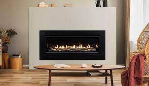 Direct Vent Contemporary Linear Fireplace