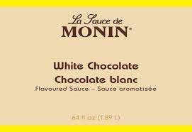 white chocolate sauce monin