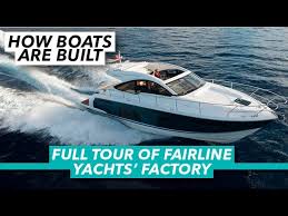 fairline yachts factory motor boat