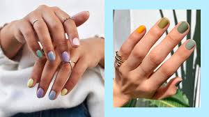 insram nail art trend multi colored