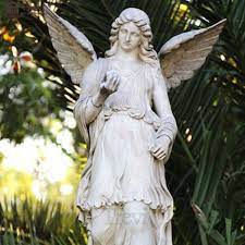 Garden Marble Angel With Wings Statues