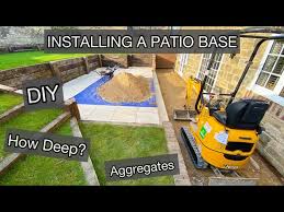 Installing A Patio Base You