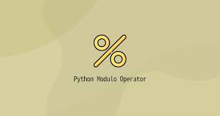 python modulo operator linuxize