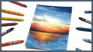 Tips dan cara mewarnai langit dengan gradasi crayon youtube. Cara Mewarnai Gradasi Langit Sunset Laut Dengan Crayon Carandache Turning Into The Sunset Youtube