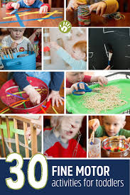 30 fine motor activities for toddlers