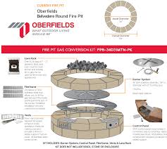 Oberfields Belvedere Round Fire Pit