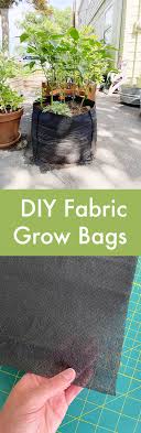 in color order diy fabric grow bags